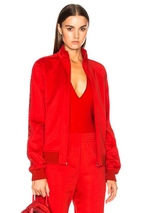 givenchy track jacket red|givenchy coats for women.